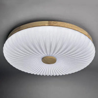 Светильник настенно-потолочный светодиодный Лила 90 Вт с пультом управления 34 м² регулируемый свет цвет белый