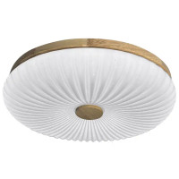 Светильник настенно-потолочный светодиодный Лила 90 Вт с пультом управления 34 м² регулируемый свет цвет белый