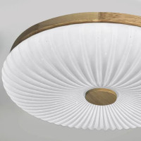 Светильник настенно-потолочный светодиодный Лила 90 Вт с пультом управления 34 м² регулируемый свет цвет белый