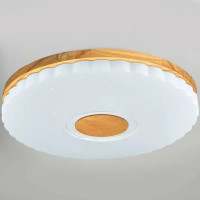 Светильник настенно-потолочный светодиодный Виола 90 Вт с пультом управления 34 м² регулируемый свет цвет белый