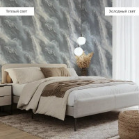 Обои флизелиновые Wall Decor Марбл синие 1.06 м 75286-46