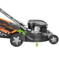 Газонокосилка бензиновая самоходная Carver LMG-2951DMS Hobby 3.9 л.с. 51 см