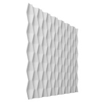 Панель3D пластиковая Bello-Deco СП 17 500x500 мм 0.25 м² белый