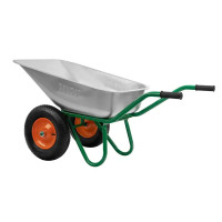 Тачка садовая двухколесная усиленная 320 кг/100 л