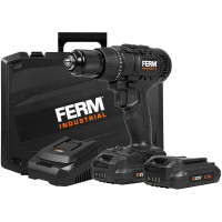 Дрель-шуруповерт аккумуляторная Ferm CDM1141P, 20 В Li-ion 2x2 Ач