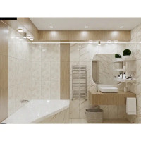 Плитка настенная Azori Forest Lucido 31.5x63 см 1.79 м² глянцевая цвет бежевый