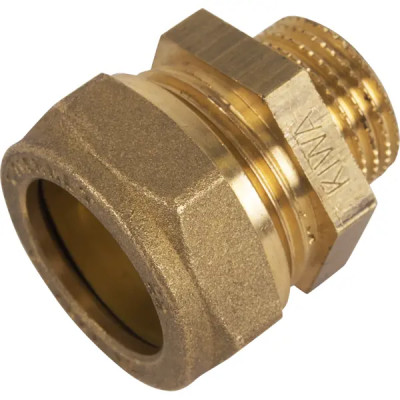 Соединитель обжимной Tiemme наружная резьба 22x1/2\