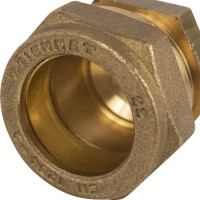 Соединитель обжимной Tiemme наружная резьба 22x1/2\