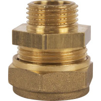 Соединитель обжимной Tiemme наружная резьба 22x1/2\