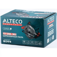 Пила циркулярная сетевая Alteco CS 1200-185, 1200 Вт, 185 мм