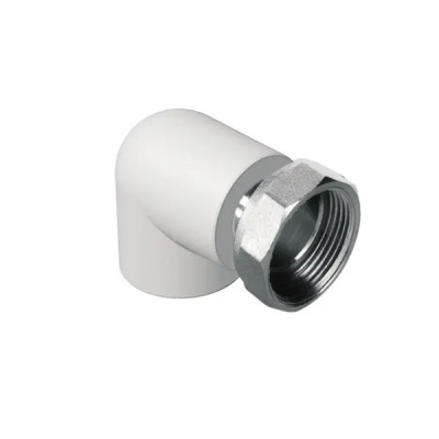 Угольник с накидной гайкой Политэк ø1/2\