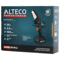 Пила цепная аккумуляторная Alteco CCMS2010, 20 В 10 см