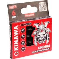 Скобы Okinawa тип 53 6 мм, 1000 шт.