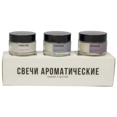 Свеча ароматическая в стакане BD003 A 3.5 см цвет прозрачный