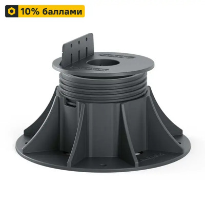 Опора для террасной доски T-Decks Professional 75-125 мм цвет черный