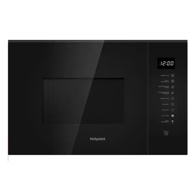 Микроволновая печь Hotpoint MF25G встраиваемая 25 л 59.4x33.3x38.7 см сенсорное управление цвет черный
