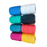 Скрученный шнур полипропиленовый Сибшнур 2 мм 300 м цвет разноцветный