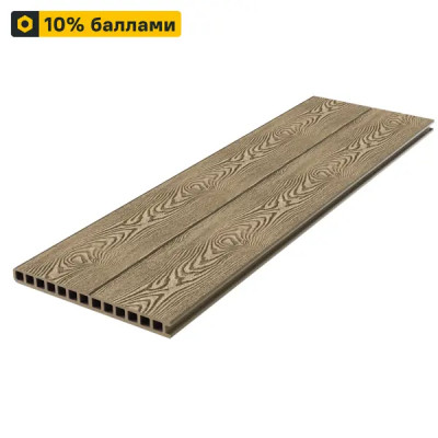 Ступень прямая Classic ДПК 28x317x3000 мм цвет коричневый