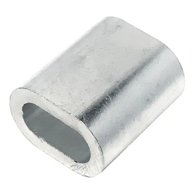 Зажим для троса DIN 3093 6 мм алюминий 2 шт.