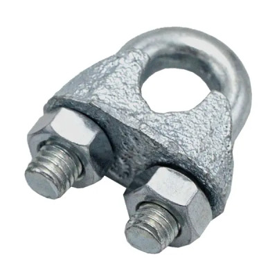Зажим для троса DIN 741 6 мм сталь оцинкованная 2 шт.