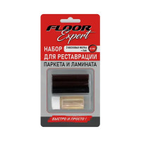 Восковые мелки и паста для восстановления паркета и ламината цвет черный