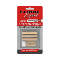 Восковые мелки и паста для восстановления паркета и ламината цвет бежевый