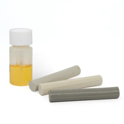 Восковые мелки и паста для восстановления паркета и ламината цвет темно-серый