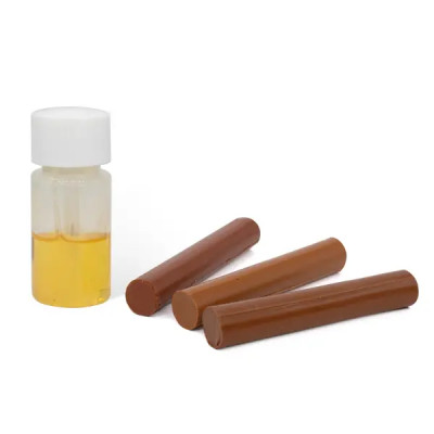 Восковые мелки и паста для восстановления паркета и ламината цвет терракотовый