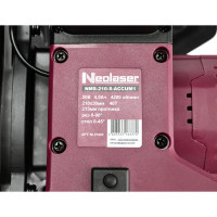 Пила торцовочная аккумуляторная Neolaser NMS-210-S, 20 В Li-ion 4 Ач, 210 мм