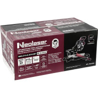 Пила торцовочная аккумуляторная Neolaser NMS-210-S, 20 В Li-ion 4 Ач, 210 мм