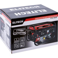 Генератор бензиновый Elitech УГБ 3000Р, 2.5 кВт