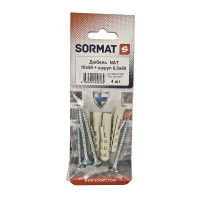 Дюбель распорный Sormat нейлон 10x50 мм 4 шт.
