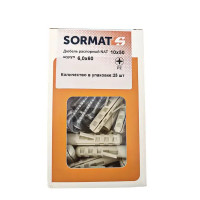 Дюбель распорный Sormat нейлон 10x50 мм 25 шт.