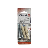 Дюбель распорный Sormat нейлон 12x50 мм 2 шт.