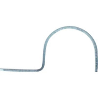 Скоба однолапковая Крепко-накрепко оцинкованная 14 мм 50 шт.