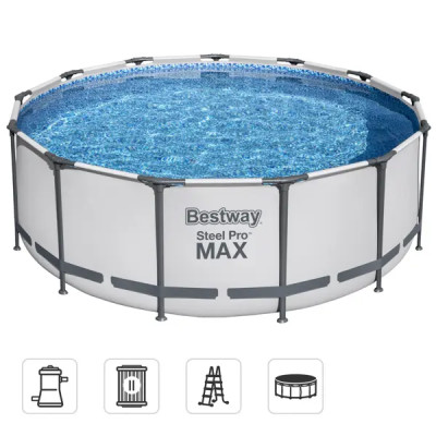 Каркасный бассейн Bestway Steel Pro Max 3.96x1.22 12690 л