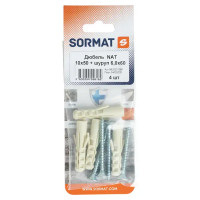 Дюбель распорный Sormat нейлон 10x50 мм 4 шт.