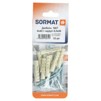 Дюбель распорный Sormat нейлон 8x40 мм 10 шт.