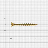 Саморезы по дереву Dilwis оцинкованные 3.5x45 мм 1 кг