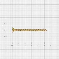 Саморезы по дереву Dilwis оцинкованные 3.5x55 мм 1 кг