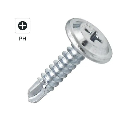 Саморезы по металлу с пресс-шайбой оцинкованные со сверлом 4.2x19 мм 1 кг