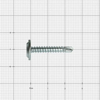 Саморезы по металлу с пресс-шайбой оцинкованные со сверлом 4.2x25 мм 1 кг