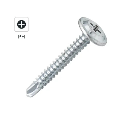 Саморезы по металлу с пресс-шайбой оцинкованные со сверлом 4.2x32 мм 1 кг