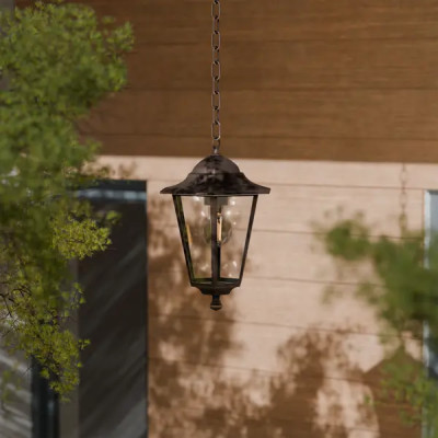 Светильник уличный подвесной KREAFORTA Whillans 60 Вт IP44 цвет бронзовый