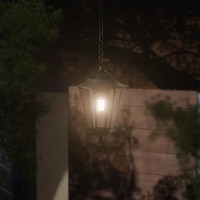 Светильник уличный подвесной KREAFORTA Whillans 60 Вт IP44 цвет бронзовый