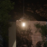 Светильник уличный подвесной KREAFORTA Whillans 60 Вт IP44 цвет черный