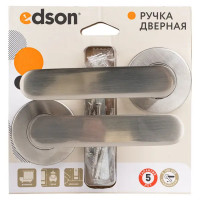 Дверные ручки Edson EDS-6334 без запирания цвет никель