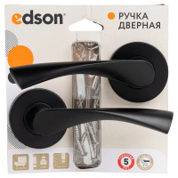 Дверные ручки Edson EDS-6336 без запирания цвет черный