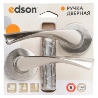 Дверные ручки Edson EDS-6336 без запирания цвет никель