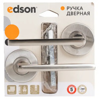 Дверные ручки Edson EDS-6337 без запирания цвет никель